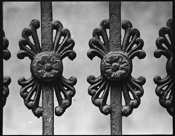 [Cast-Iron Grillwork Detail], Walker Evans (American, St. Louis, Missouri 1903–1975 New Haven, Connecticut), Film negative 