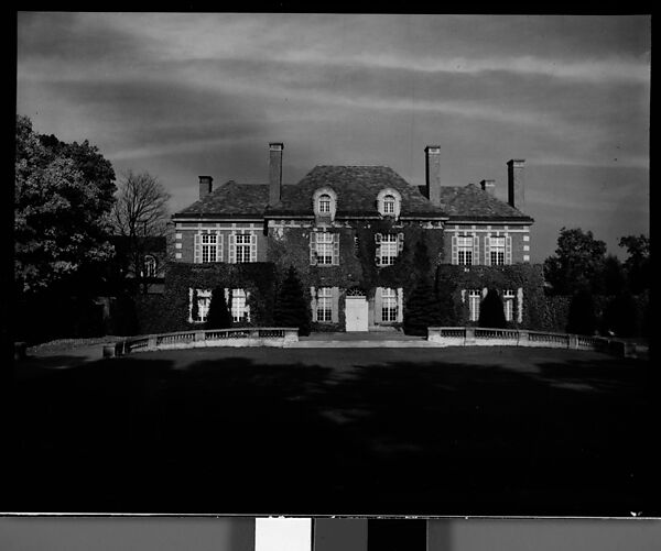 [Glencoe House, Lake Forest, Illinois], Walker Evans (American, St. Louis, Missouri 1903–1975 New Haven, Connecticut), Film negative 