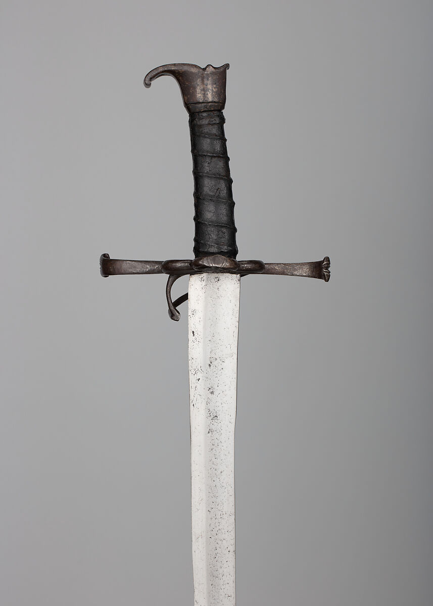 Swiss Saber (<i>Schweizersäbel</i>), Steel, wood, leather, Swiss