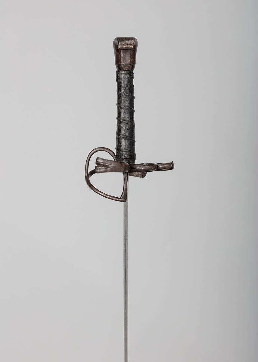 Swiss Saber (<i>Schweizersäbel</i>), Steel, wood, leather, Swiss