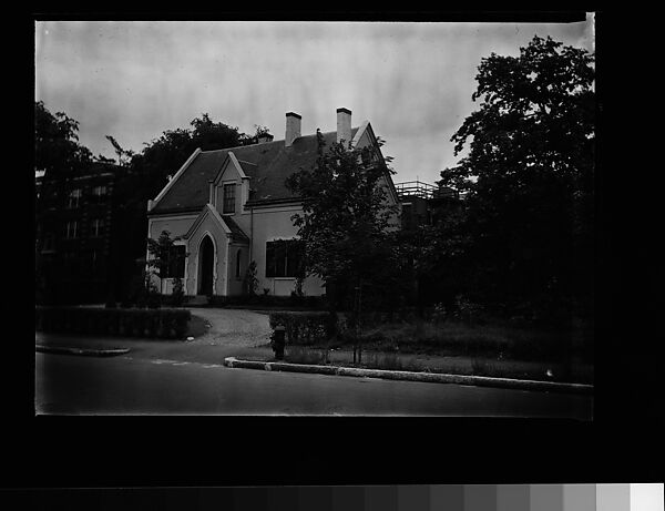 [Gothic Revival House with Gabled Entry Porch, Boston, Massachusetts]