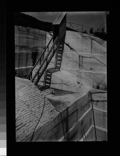 [Quarry Landing with Ladder], Walker Evans (American, St. Louis, Missouri 1903–1975 New Haven, Connecticut), Film negative 