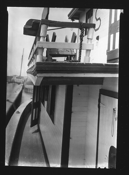 [Detail of Ship's Cabin Architecture: "RUTH SHAW"], Walker Evans (American, St. Louis, Missouri 1903–1975 New Haven, Connecticut), Film negative 