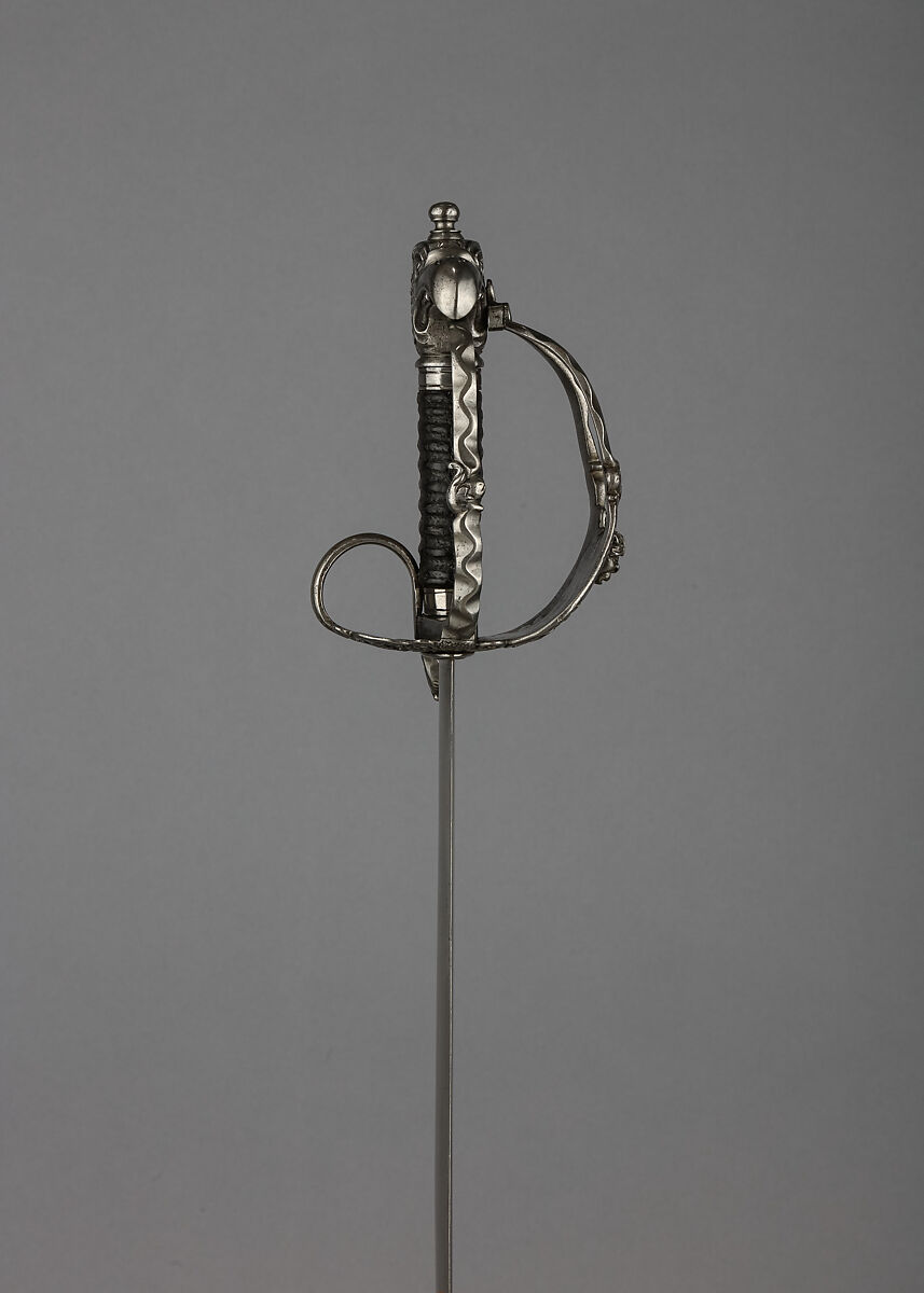 Broadsword, Steel, leather, Italian