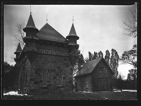 [Gothic Revival Outbuildings, New York], Walker Evans (American, St. Louis, Missouri 1903–1975 New Haven, Connecticut), Film negative 