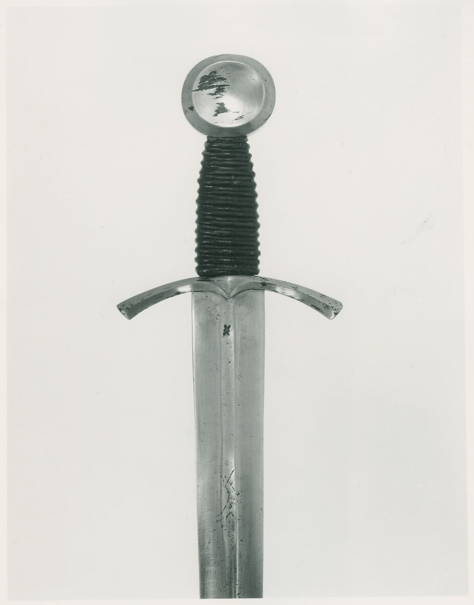 Sword, Steel, copper, wood, leather, Western European (possibly Italian)