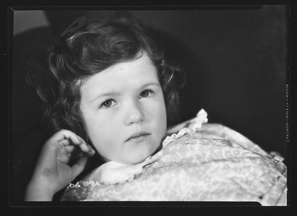 [Unidentified Young Girl], Walker Evans (American, St. Louis, Missouri 1903–1975 New Haven, Connecticut), Film negative 