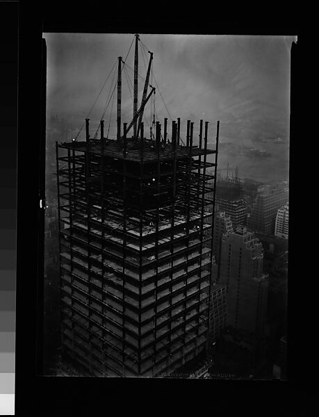 [Chrysler Building Construction, From Roof of Chanin Building, New York City], Walker Evans (American, St. Louis, Missouri 1903–1975 New Haven, Connecticut), Film negative 