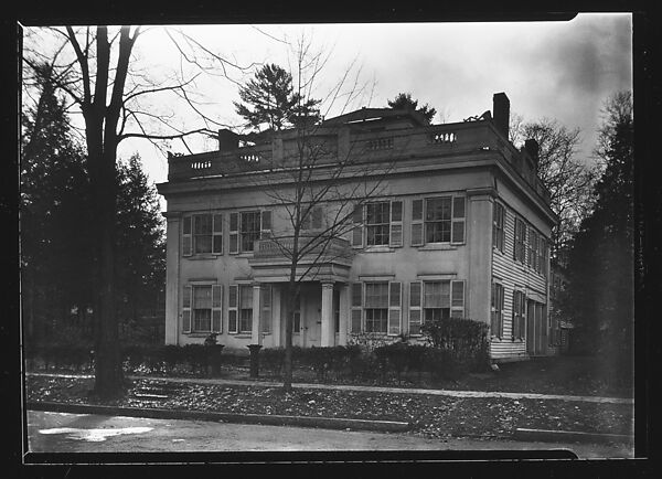 [Greek Revival House, Cooperstown, New York], Walker Evans (American, St. Louis, Missouri 1903–1975 New Haven, Connecticut), Film negative 