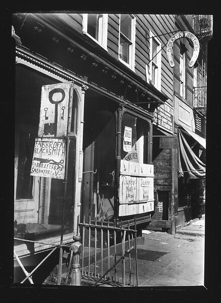 Walker Evans | [Locksmith and Blacksmith Shopfronts, Nos. 6-8 Stanton ...