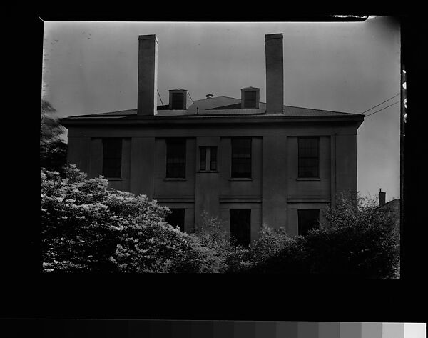 [Side View of House with Two Chimneys], Walker Evans (American, St. Louis, Missouri 1903–1975 New Haven, Connecticut), Film negative 