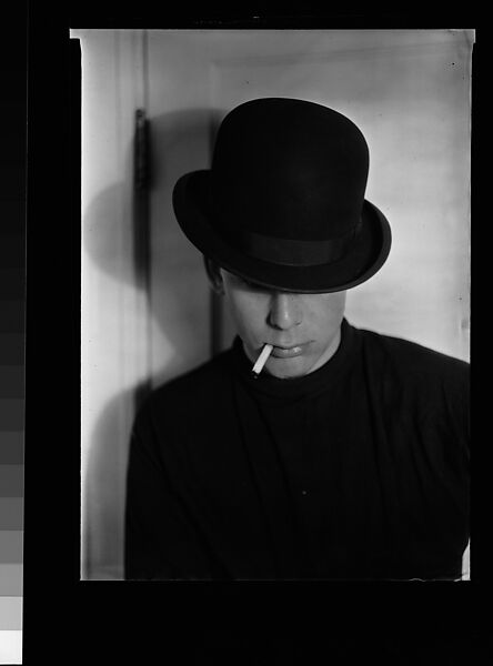 [Lincoln Kirstein in Bowler Hat with Cigarette in Mouth], Walker Evans (American, St. Louis, Missouri 1903–1975 New Haven, Connecticut), Film negative 