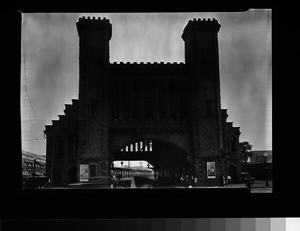 [Boston and Maine Railroad Station, Salem, Massachusetts], Walker Evans (American, St. Louis, Missouri 1903–1975 New Haven, Connecticut), Film negative 