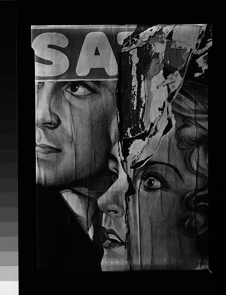 [Torn Movie Poster, Oak Bluffs, Martha's Vineyard, Massachusetts], Walker Evans (American, St. Louis, Missouri 1903–1975 New Haven, Connecticut), Film negative 