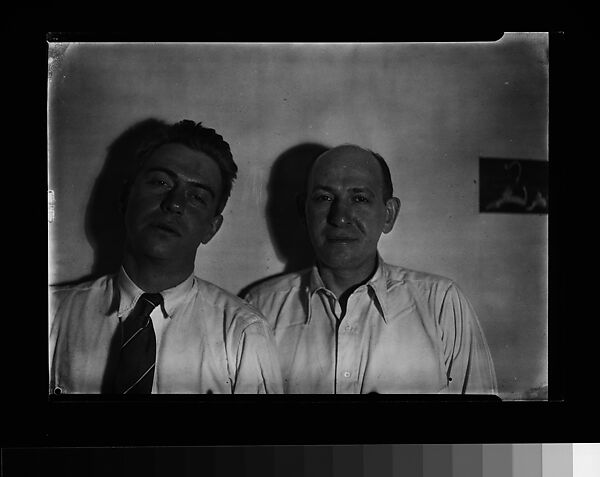 [Hart Crane and Sam Loveman], Walker Evans (American, St. Louis, Missouri 1903–1975 New Haven, Connecticut), Film negative 