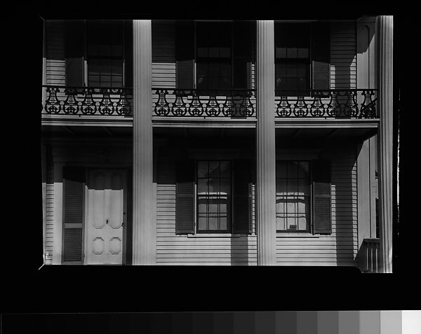 [Iron Lyre Grillwork Detail, Provincetown, Massachusetts], Walker Evans (American, St. Louis, Missouri 1903–1975 New Haven, Connecticut), Film negative 