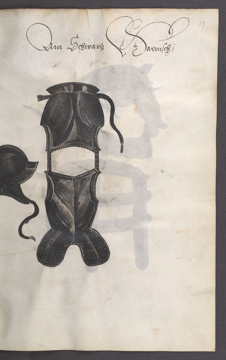 Illustrated Manuscript Inventory of an Armory for Sale by Lottery, Vellum, German