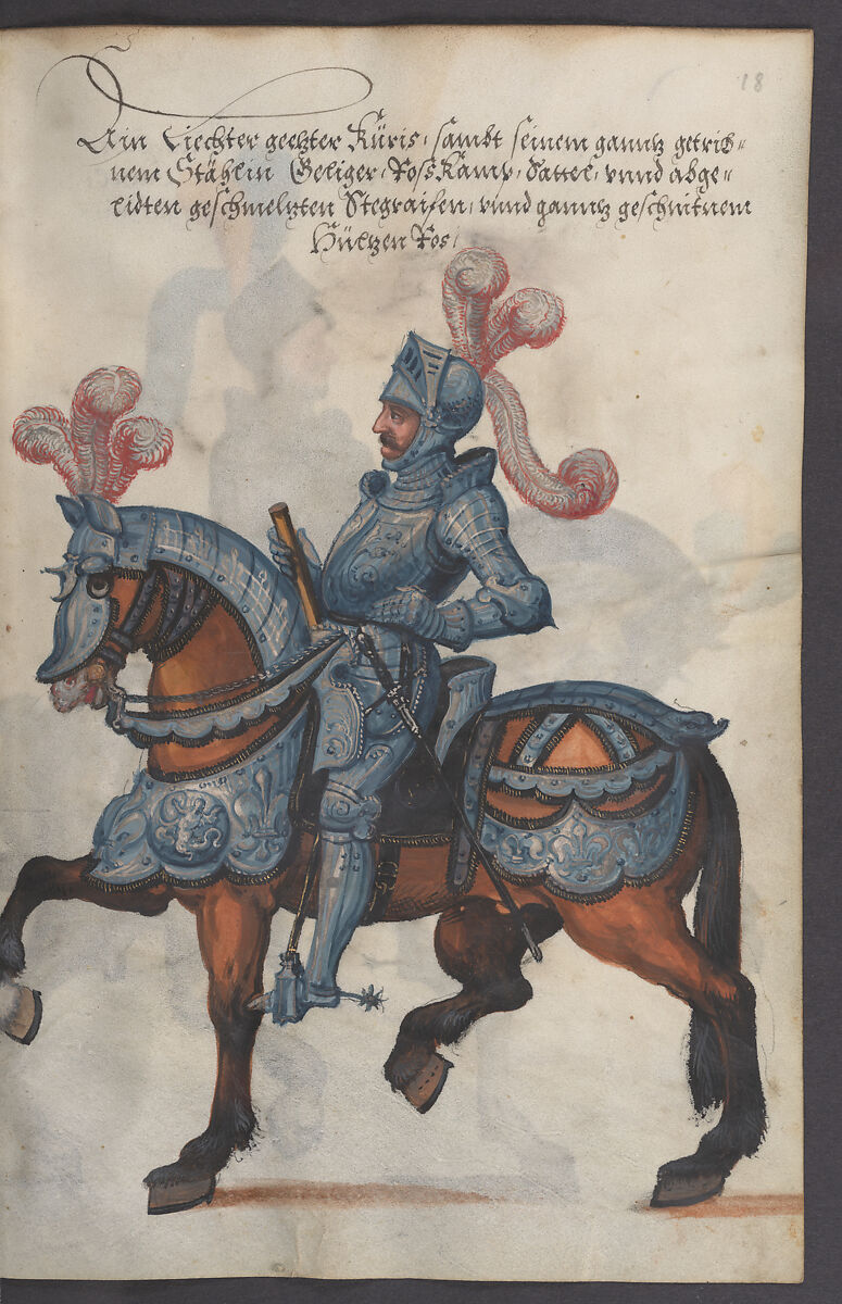 Illustrated Manuscript Inventory of an Armory for Sale by Lottery, Vellum, German