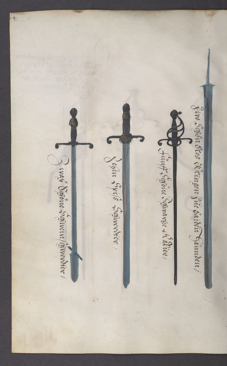 Illustrated Manuscript Inventory of an Armory for Sale by Lottery, Vellum, German