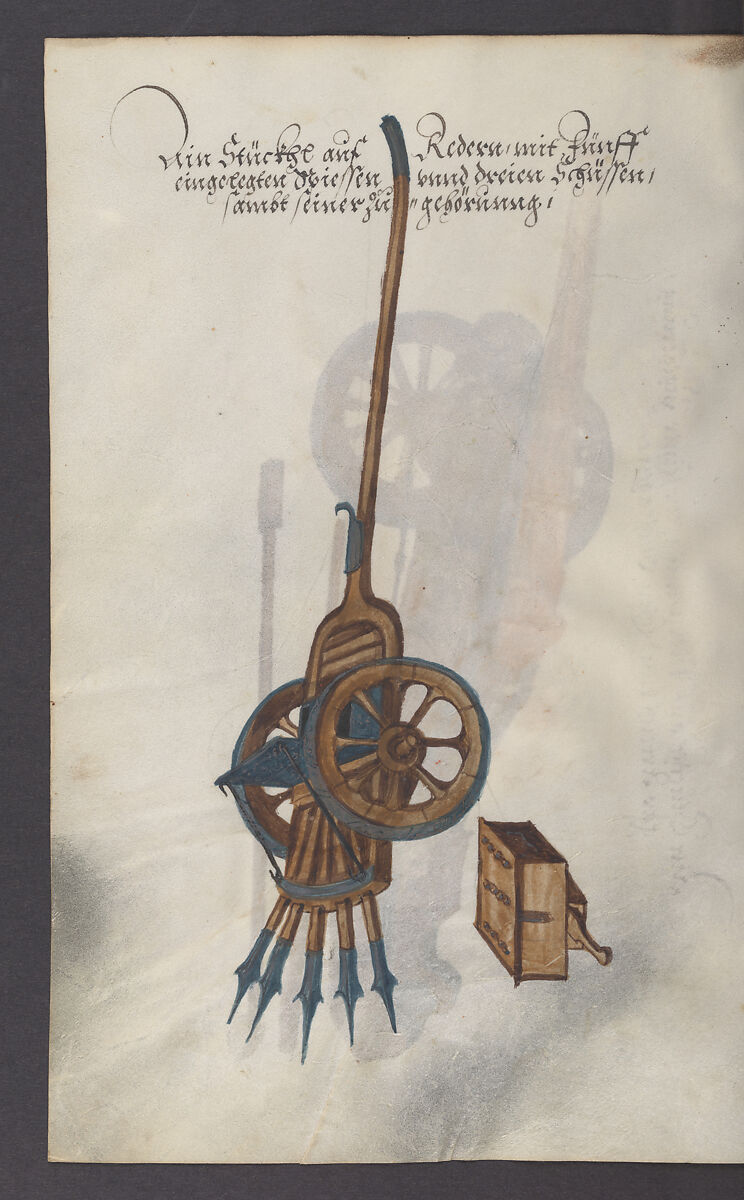 Illustrated Manuscript Inventory of an Armory for Sale by Lottery, Vellum, German