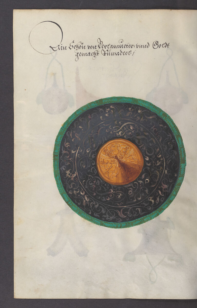 Illustrated Manuscript Inventory of an Armory for Sale by Lottery, Vellum, German