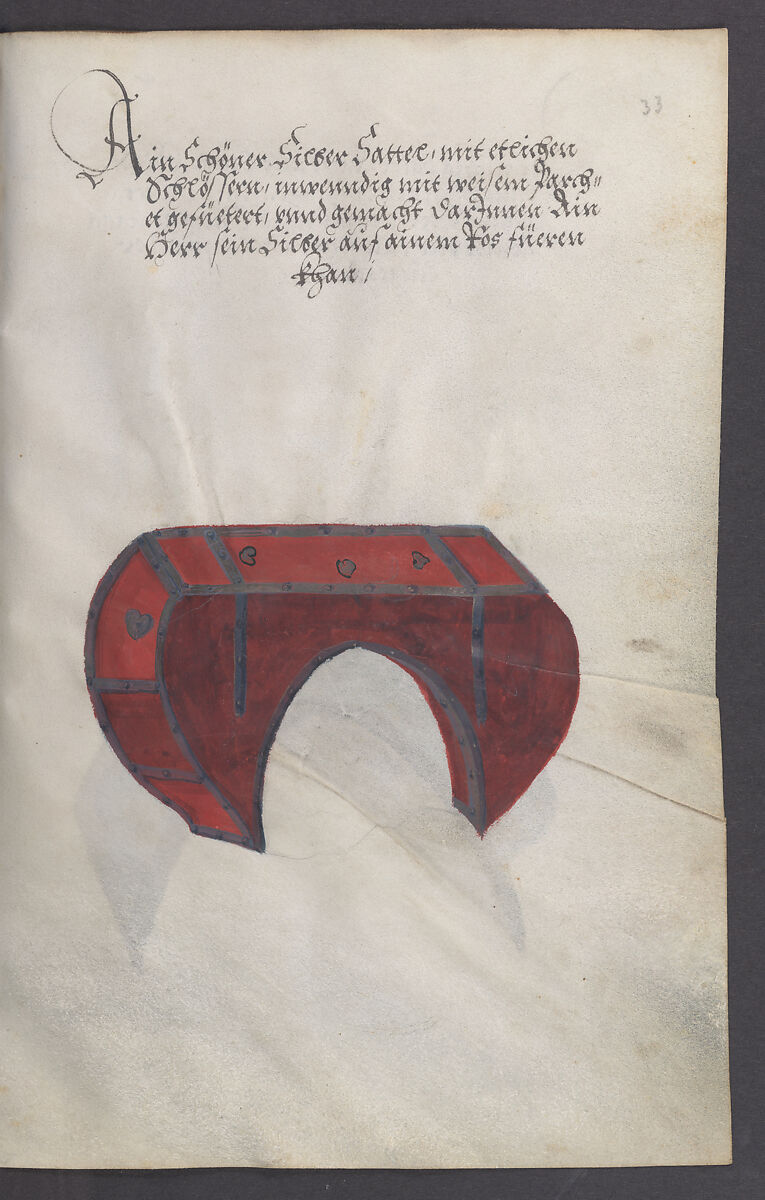 Illustrated Manuscript Inventory of an Armory for Sale by Lottery, Vellum, German