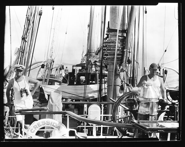 [South Seas: Crew Members at Helm of Cressida], Walker Evans (American, St. Louis, Missouri 1903–1975 New Haven, Connecticut), Film negative