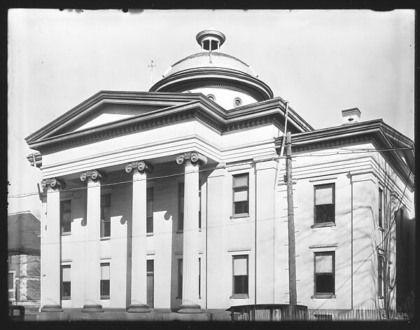 [Domed Greek Revival Building], Walker Evans (American, St. Louis, Missouri 1903–1975 New Haven, Connecticut), Glass negative 