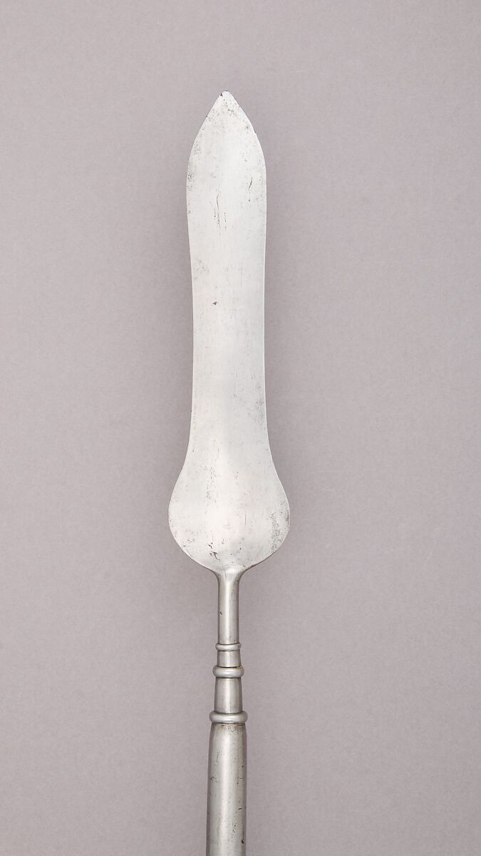 Spontoon, Steel, wood, American, Wrentham, Massachusetts