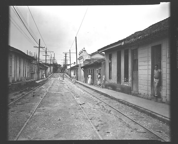 [Street Scene, Outskirts of Havana], Walker Evans (American, St. Louis, Missouri 1903–1975 New Haven, Connecticut), Film negative 