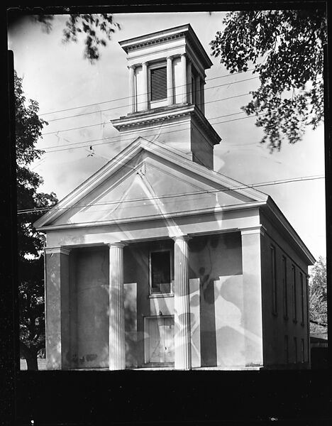 [Greek Revival Church], Walker Evans (American, St. Louis, Missouri 1903–1975 New Haven, Connecticut), Film negative 