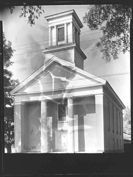 [Greek Revival Church], Walker Evans (American, St. Louis, Missouri 1903–1975 New Haven, Connecticut), Film negative 