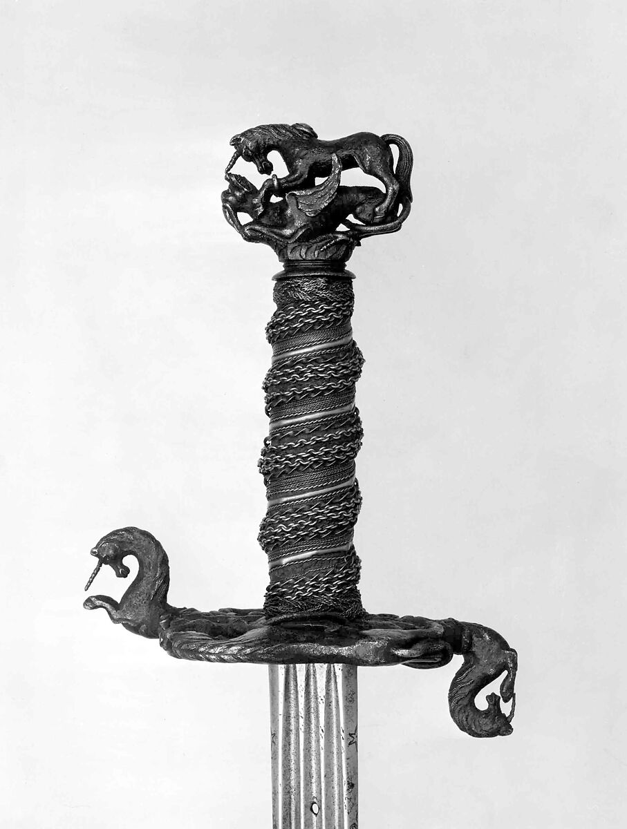 Smallsword, Steel, copper, leather, wood, Dutch