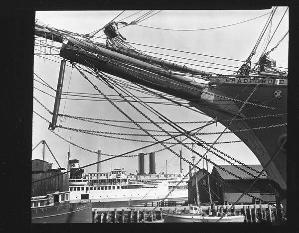 [Ship's Prow and Rigging, New Bedford, Massachusetts], Walker Evans (American, St. Louis, Missouri 1903–1975 New Haven, Connecticut), Film negative 