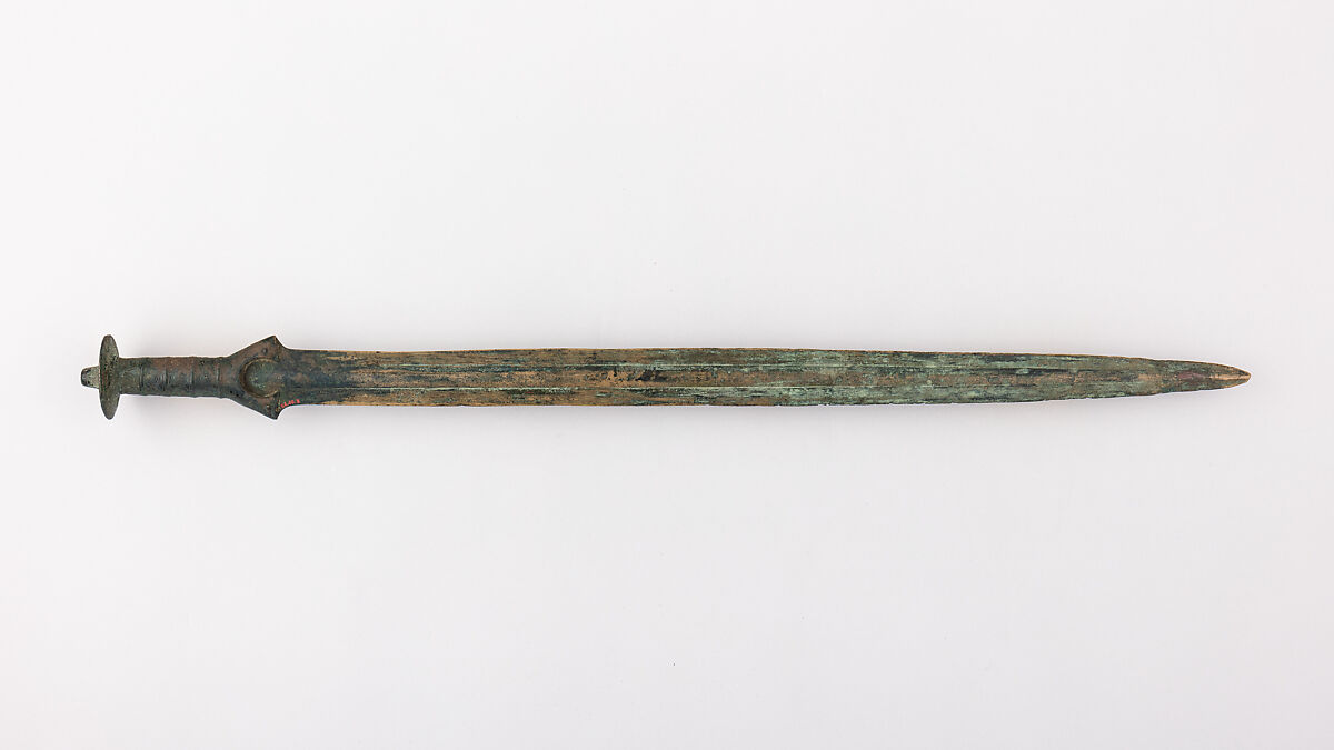 Sword, Bronze, probably Central European