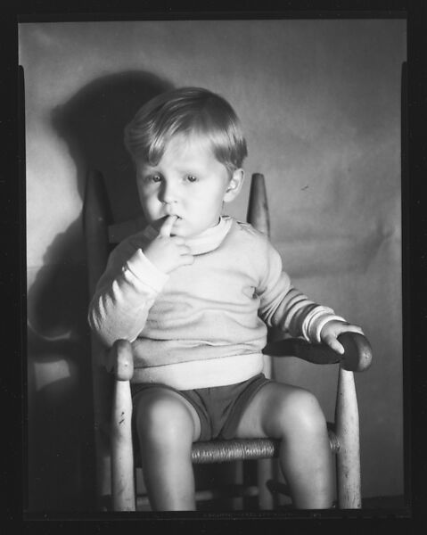 [Baby in High Chair], Walker Evans (American, St. Louis, Missouri 1903–1975 New Haven, Connecticut), Film negative 