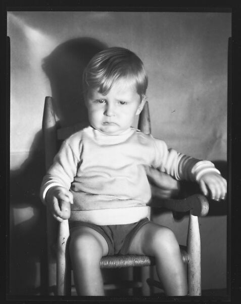 [Baby in High Chair], Walker Evans (American, St. Louis, Missouri 1903–1975 New Haven, Connecticut), Film negative 