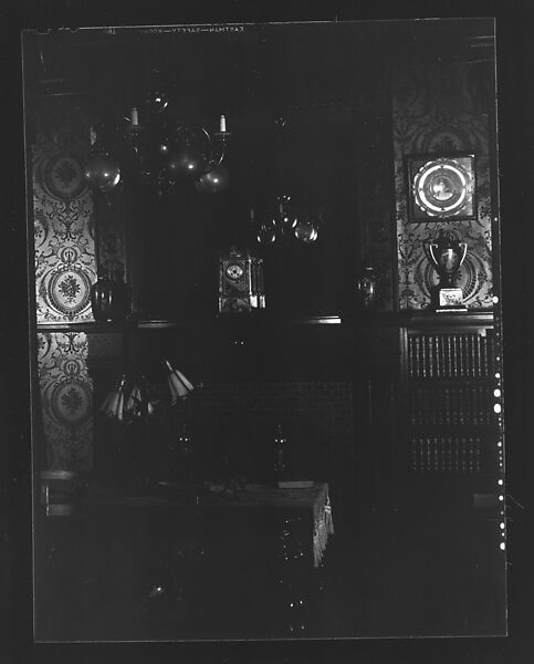 [Interior with Mirror Over Fireplace Mantle], Walker Evans (American, St. Louis, Missouri 1903–1975 New Haven, Connecticut), Film negative 