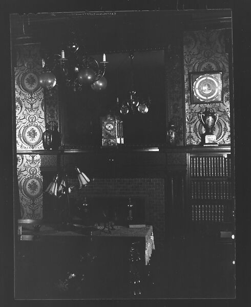 [Interior with Mirror Over Fireplace Mantle], Walker Evans (American, St. Louis, Missouri 1903–1975 New Haven, Connecticut), Film negative 