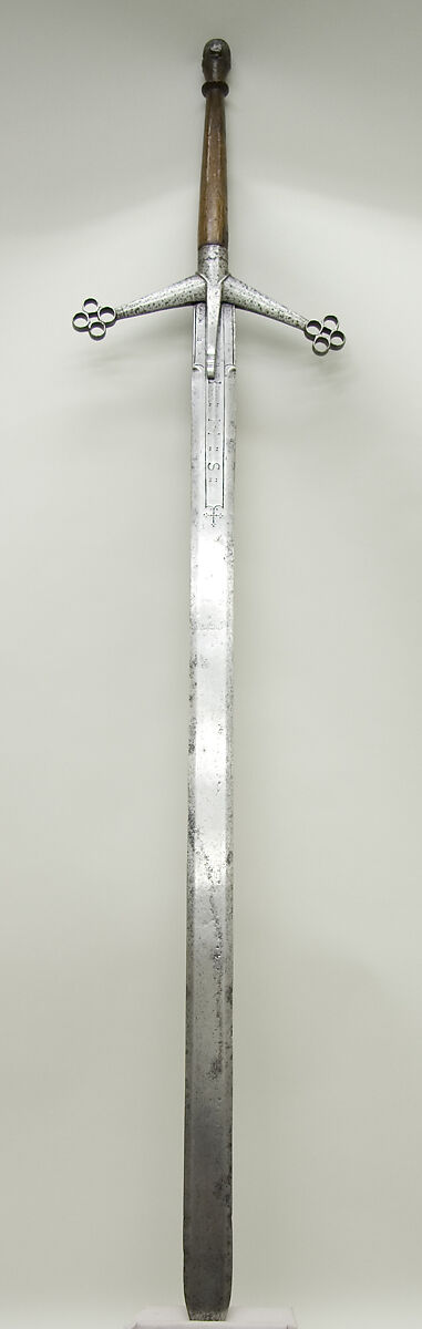 Claymore, Steel, wood, hilt, Scottish; blade, German, Solingen