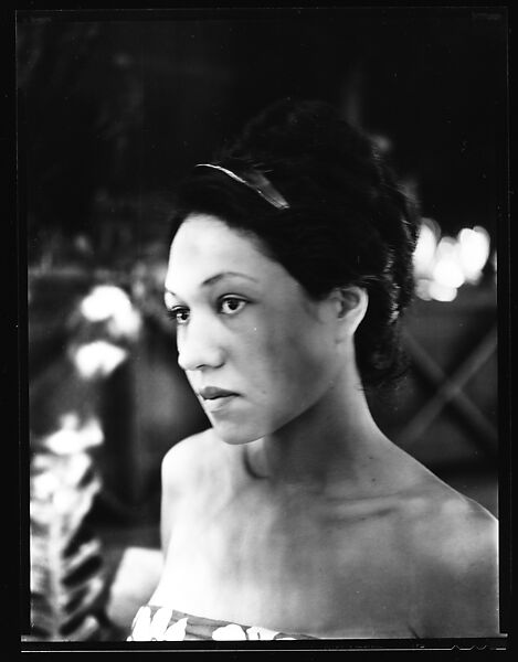 [South Seas: Female Portrait], Walker Evans (American, St. Louis, Missouri 1903–1975 New Haven, Connecticut), Film negative 