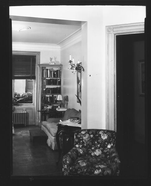 [View Through Doorway into Living Room with Armchair in Foreground], Walker Evans (American, St. Louis, Missouri 1903–1975 New Haven, Connecticut), Film negative 
