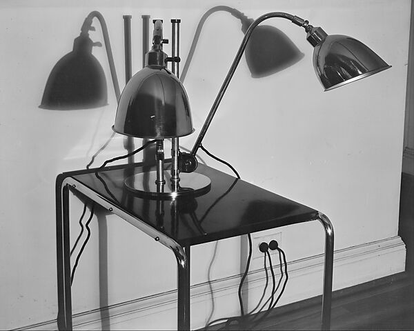 [Two Modernist Lamps on Tubular Table in Cary Ross' Apartment, New York City], Walker Evans (American, St. Louis, Missouri 1903–1975 New Haven, Connecticut), Film negative 