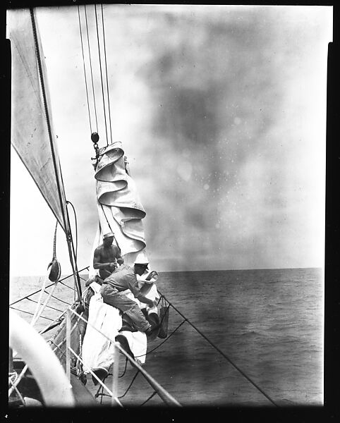[South Seas: Crew Members on Prow, Aboard the Cressida], Walker Evans (American, St. Louis, Missouri 1903–1975 New Haven, Connecticut), Film negative 