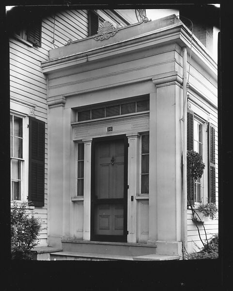 [Side Doorway of Greek Revival House], Walker Evans (American, St. Louis, Missouri 1903–1975 New Haven, Connecticut), Film negative 