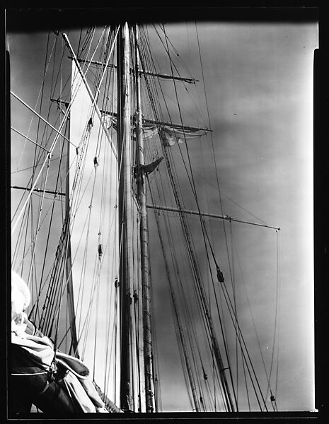 [South Seas: Mast, Sails, and Rigging of Cressida], Walker Evans (American, St. Louis, Missouri 1903–1975 New Haven, Connecticut), Film negative 