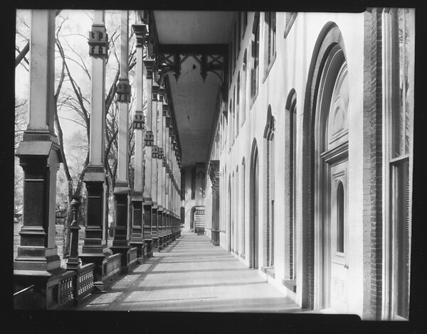[United States Hotel Porch, Saratoga Springs, New York], Walker Evans (American, St. Louis, Missouri 1903–1975 New Haven, Connecticut), Film negative 