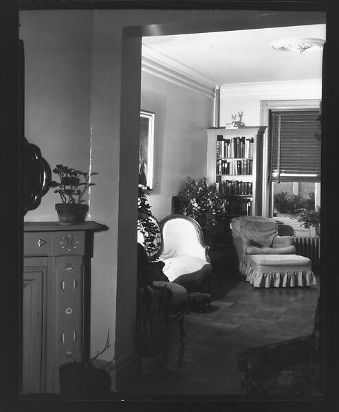 [Hallway Interior with View to Library], Walker Evans (American, St. Louis, Missouri 1903–1975 New Haven, Connecticut), Film negative 
