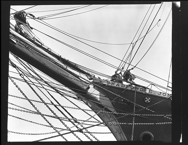 [Ship's Prow and Rigging, New Bedford, Massachusetts], Walker Evans (American, St. Louis, Missouri 1903–1975 New Haven, Connecticut), Film negative