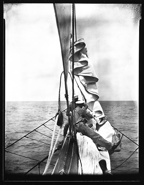 [South Seas: Crew Members on Prow, Aboard the Cressida], Walker Evans (American, St. Louis, Missouri 1903–1975 New Haven, Connecticut), Film negative 